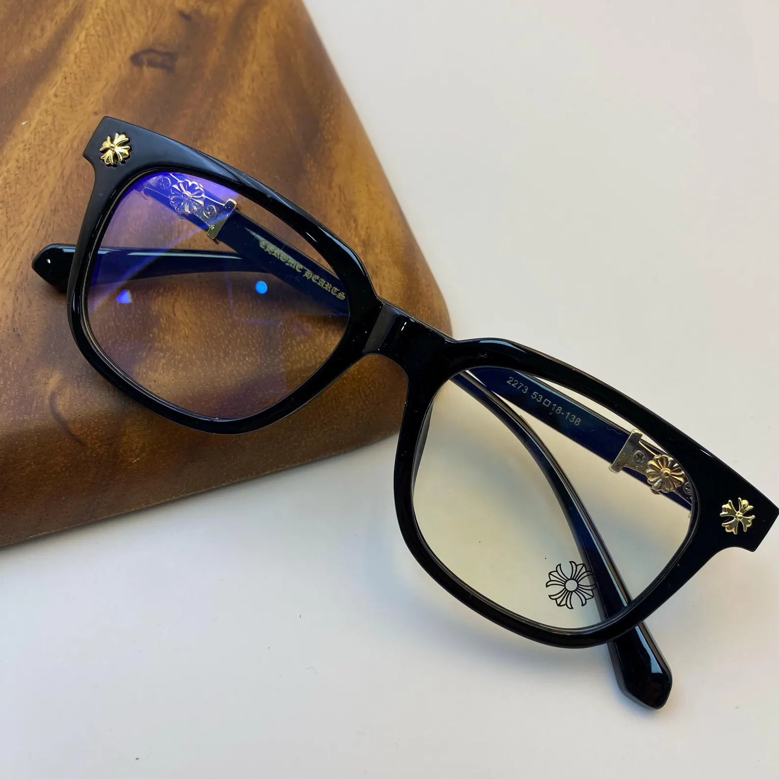 CHROMY Frames Black/Gold